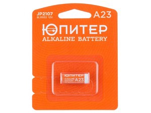 Батарейка A23 12V alkaline 1шт. ЮПИТЕР