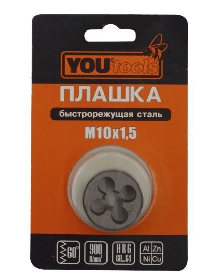 Плашка YOURTOOLS М10х1,5