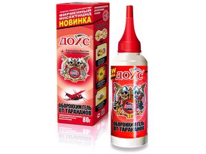 Гель от тараканов "ДОХС" (флакон) 80 г (ОБОРОНХИМ)