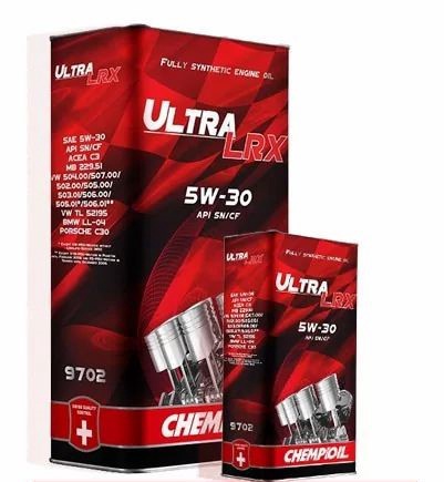 Масло моторное синтетическое СHEMPIOIL Ultra LRX SAE 5W-30 API SN/CF 1л арт. 55981