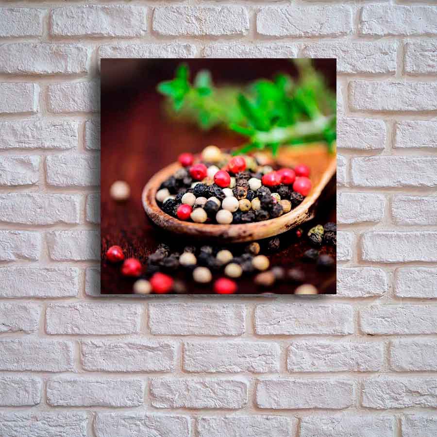Картина на стекле STAMPRINT "Перец 3" 20x20 см. арт. КТ026 