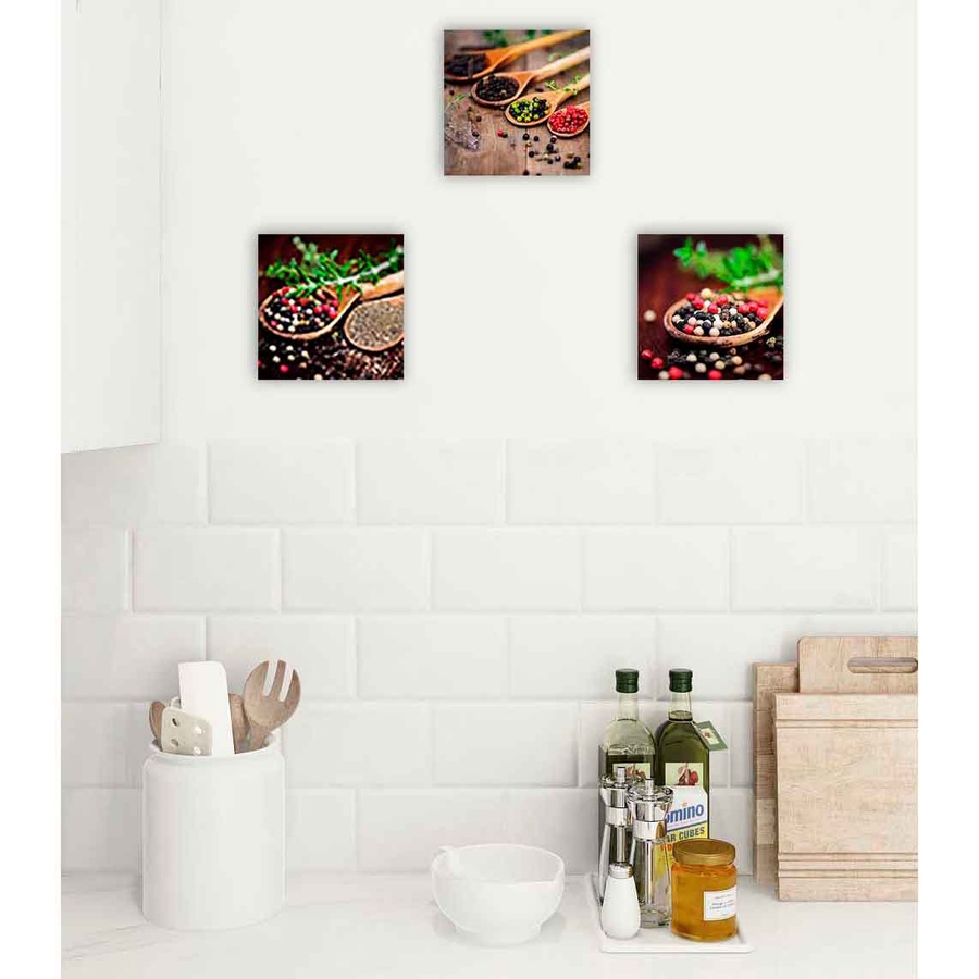 Картина на стекле STAMPRINT "Перец 3" 20x20 см. арт. КТ026 