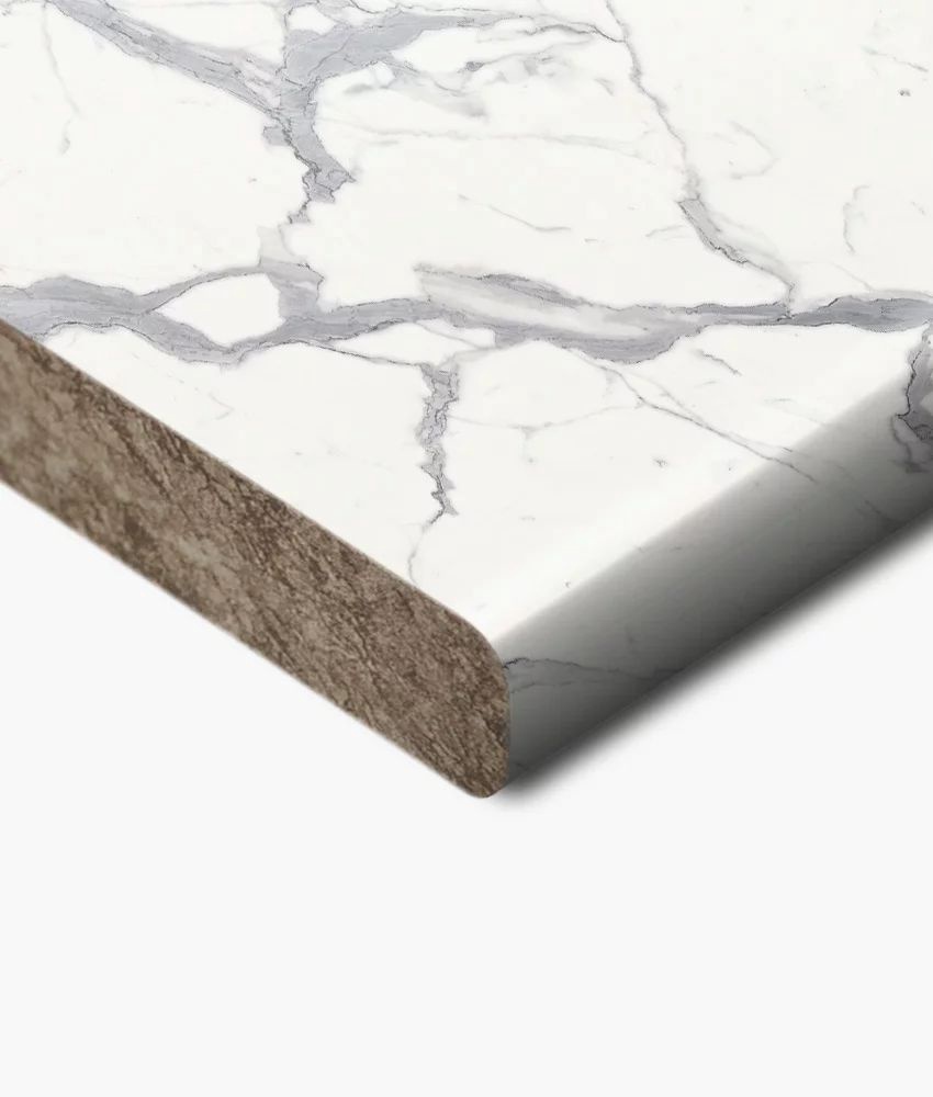 Столешница ДСП UltraDecor Мрамор белый 3050х600х38 мм. арт. 2703 CR 