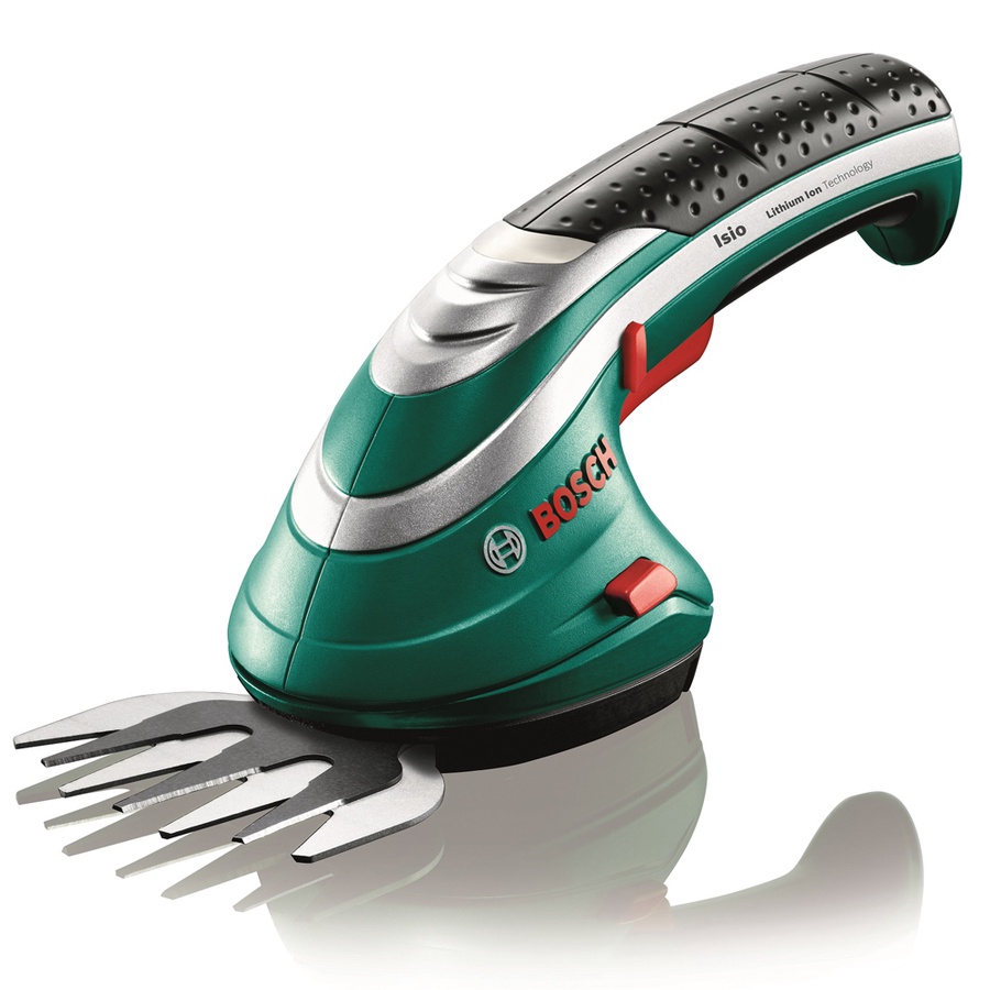 Аккум. ножницы садовые BOSCH ISIO 3 в кейсе (3.6 В, 1 акк., 1.5 А/ч, Li-Ion, шир. ножей 80 мм)