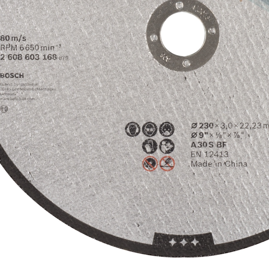 Круг отрезной 230х3.0x22.2 мм для металла Standart BOSCH