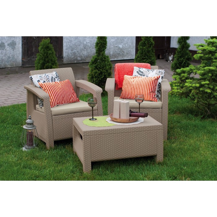 Набор мебели уличной CORFU II SET капучино арт. 227640 