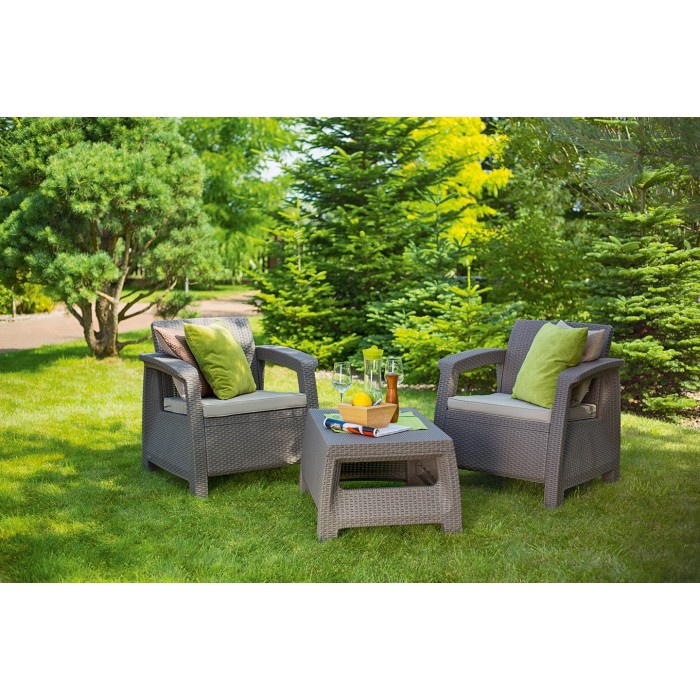 Набор мебели уличной CORFU II SET капучино арт. 227640 