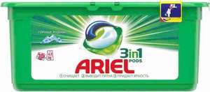 ARIEL Авт Гель СМС жидк. в растворимых капсулах Liquid Capsules Горный родник 30X25.2г