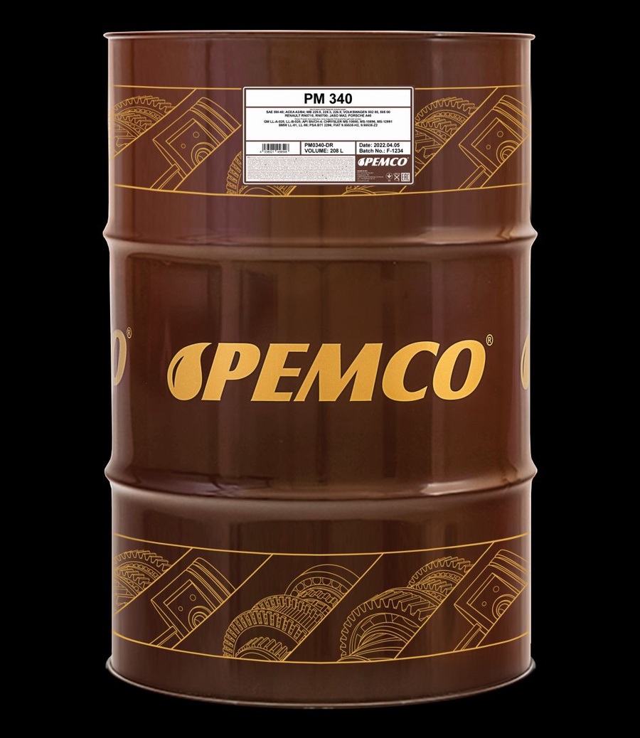 Масло моторное PEMCO iDRIVE 340 5W40 SN/CF ESTER арт. 52571