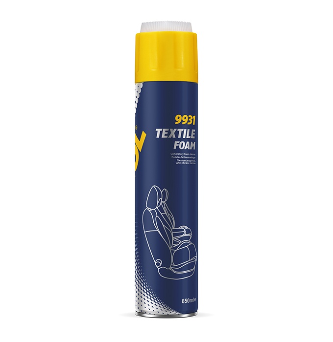 Пенный очиститель обивки сидений MANNOL 9931 Textile Foam  650мл