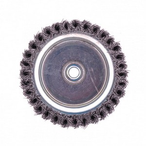 Щетка для УШМ Heavy Duty, 125 мм, М14, &quot;чашка&quot;, крученая проволока 0,5 мм Matrix