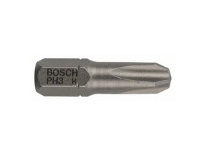 Насадка (бита) крестообразная PH3 25 мм BOSCH Extra Hart (посадочн. шестигранник 1/4 ")