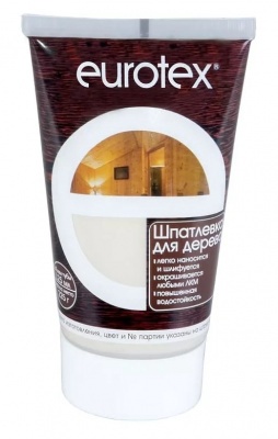 Шпатлевка для дерева "Eurotex", орех (225 г)