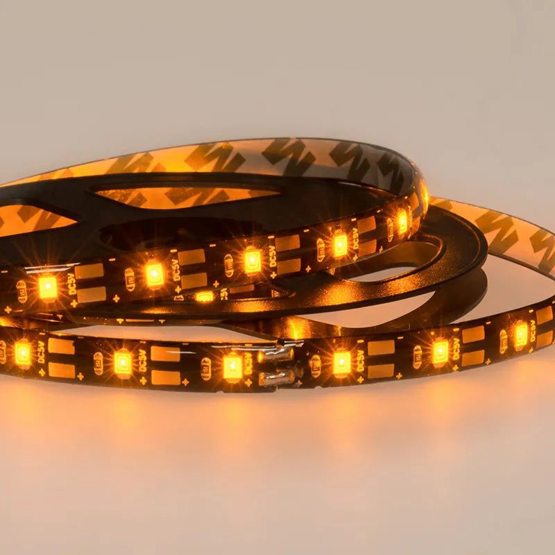 Лента LAMPER LED 1 м с USB коннектором 5 В IP65 SMD 2835 60 LED/m желтая арт. 141-382 