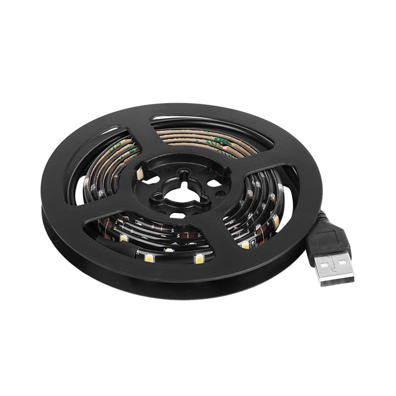 Лента LAMPER LED 1 м с USB коннектором 5В IP65 SMD 2835 60 LED/m зеленый арт. 141-384 