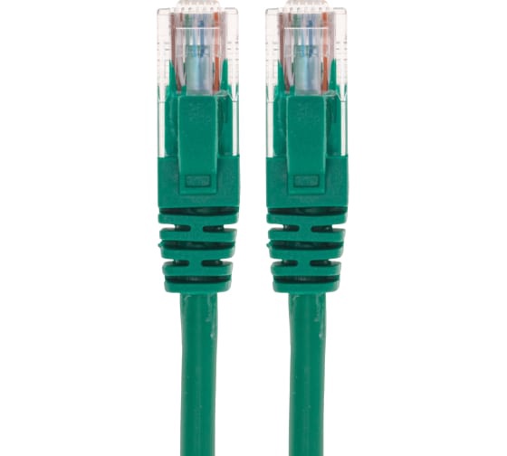 Патч-корд REXANT U/UTP, CAT 5e, RJ45-RJ45, 26AWG, LSZH 0,5 м зеленый арт. 02-0106-05 
