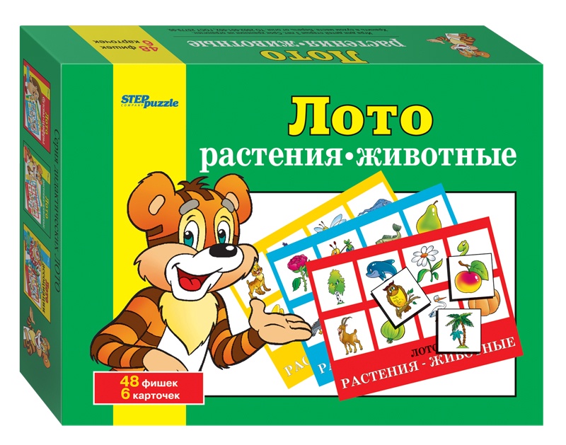 Лото "Растения-Животные""Степ Пазл"