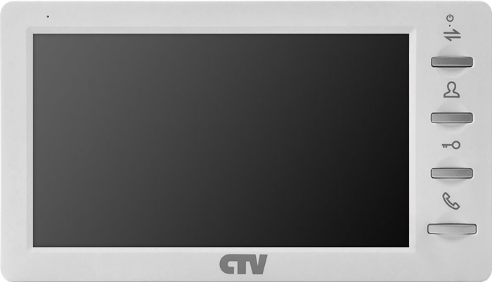 Монитор видеодомофона, белый встраиваемый арт. CTV-M1701 Plus W 