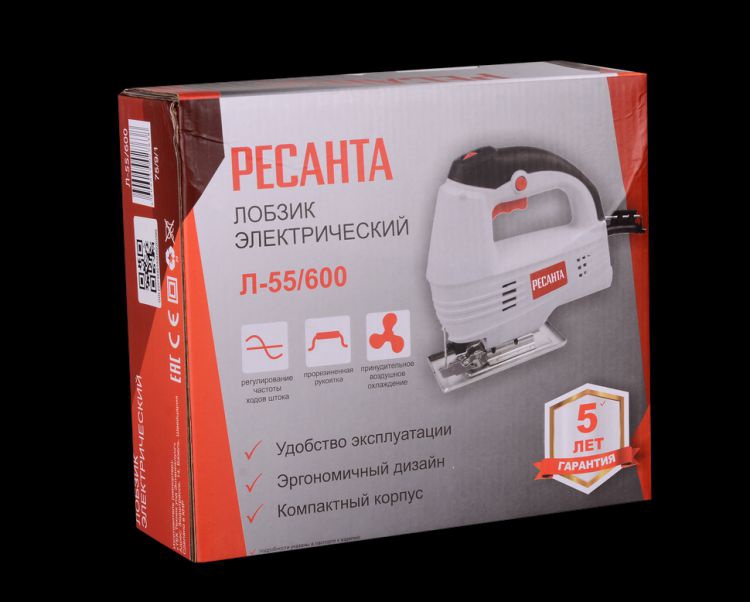 Лобзик электрический РЕСАНТА Л-55/600 арт. 75/9/1 