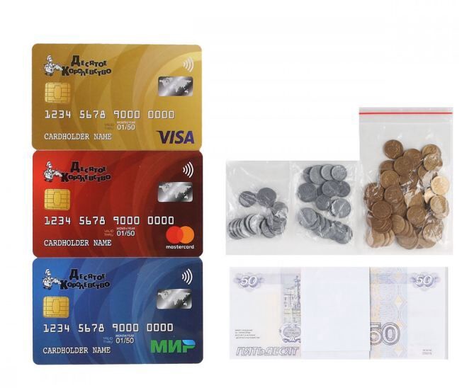 Настольная игра "Играем в магазин. Денежка" 03564 5177352
