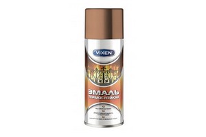 VIXEN Эмаль термостойкая, красно-коричневый, аэрозоль, 520мл