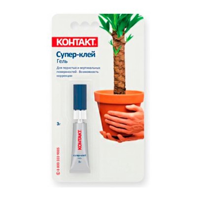 Супер-клей гель Контакт 3г арт,КМ288-312 ГЛ 22292 Китай