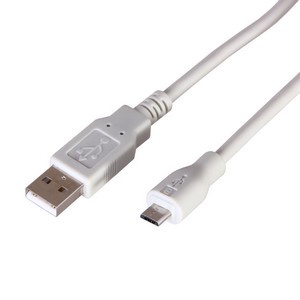 Кабель USB (шт. micro USB - шт. USB A) 3 метра, серый REXANT