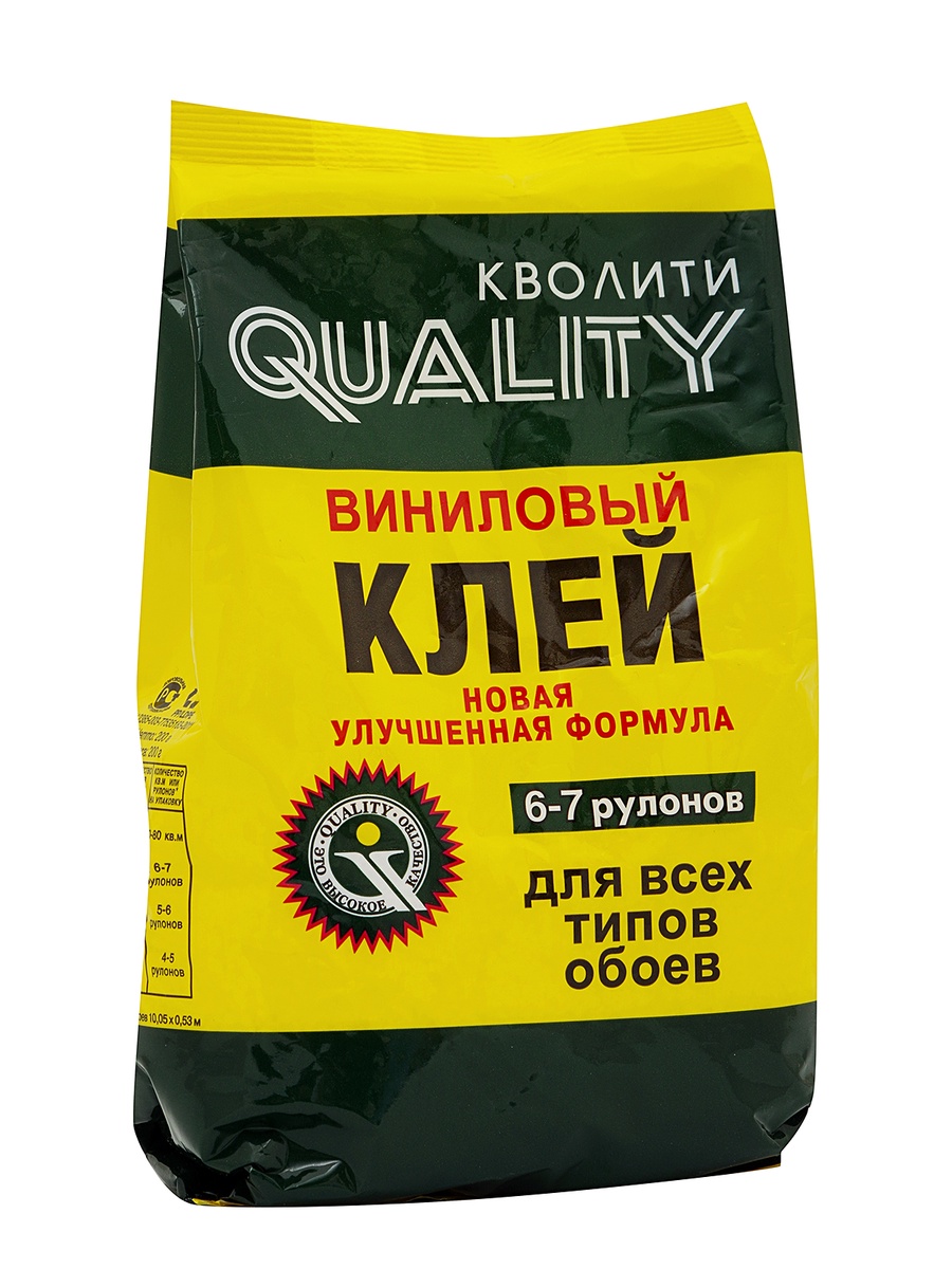 Клей обойный "QUALITY" специальный виниловый, (6-7 рулонов), 200 г