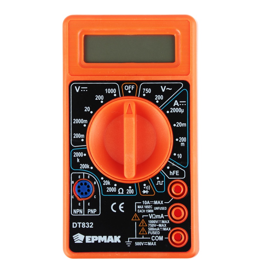 Мультиметр цифровой DT-832 арт. 660-004 Россия