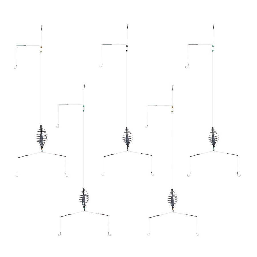 Оснастка с 3 крючками AZOR FISHING 