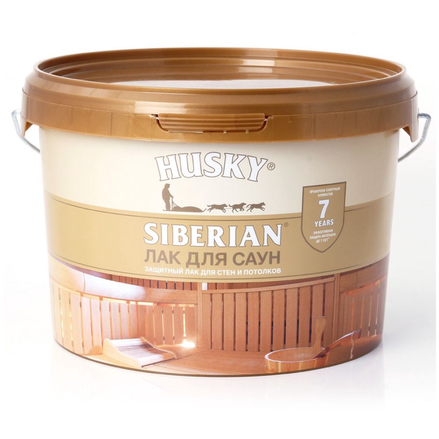Лак для саун HUSKY Siberian 0.9л