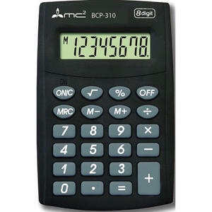 Калькулятор карманный MC2 BCP-310 8 разрядный 