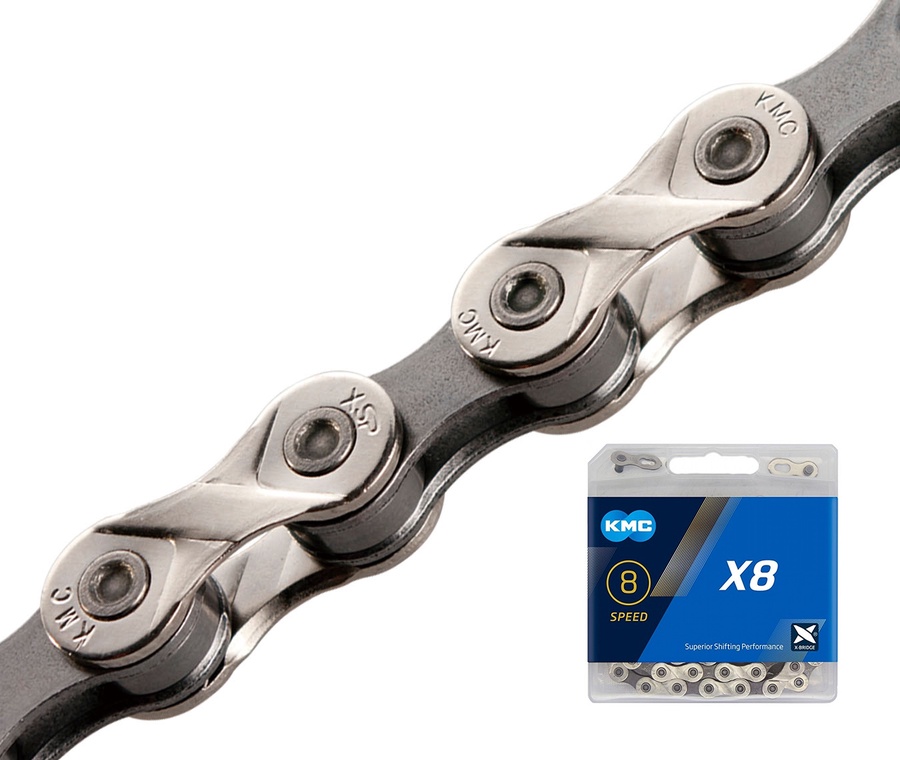 Цепь велосипедная 1/2 X3/32 X116L (В БОКСЕ), X8 Китай
