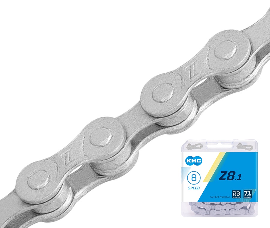 Цепь велосипедная 1/2 X3/32 X116L RB (В БОКСЕ), Z8.1 Китай