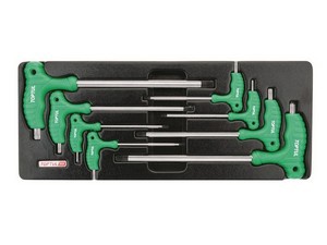 Набор-сет ключей L-Type Torx Т10-Т50 8шт 434х176мм TOPTUL (GAAT0804)