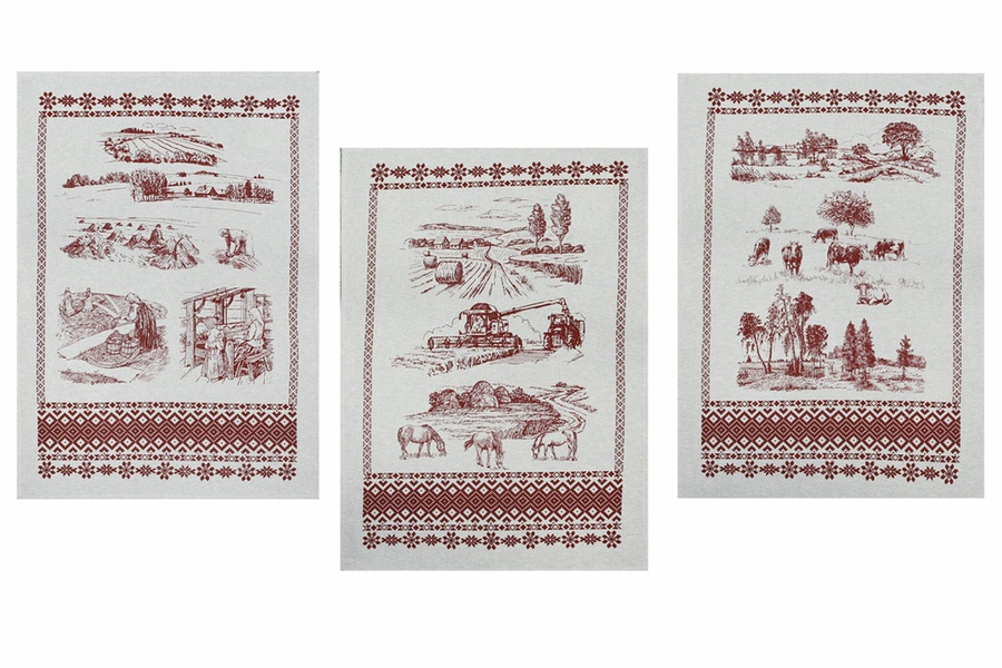 Комплект полотенец 50х70 3шт арт. 17С337-ШР/п.р./фкор 