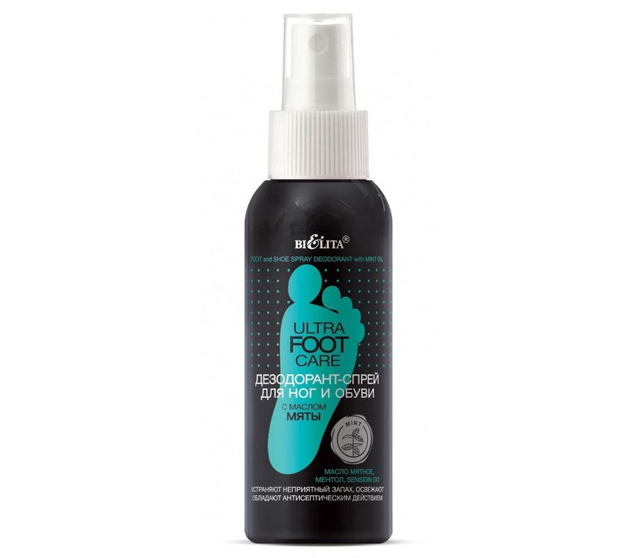 Дезодорант для ног Foot Care Ultra Мята 0,1л Беларусь