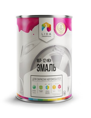 Эмаль МЛ 12 "К" Черная, 0,8 кг.