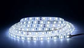 Светодиодная лента 5050 60leds/m 14,4W 6000K White led strips ip20 на двойной печатной плате EDEL00013