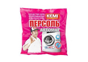Средство для отбеливания и удаления пятен "KEMI -Персоль Автомат" П/э пакет- 200 гр. 