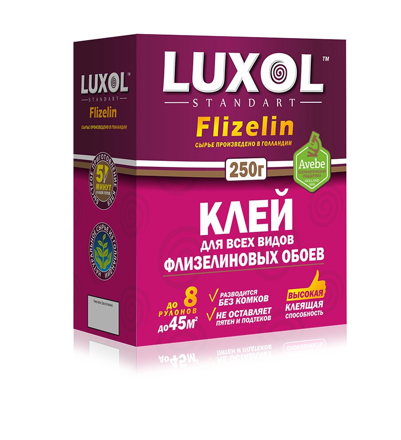 Клей обойный Luxol Флизелин 250 г 