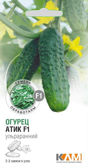Огурец Атик F1, 10 шт