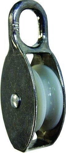 Блок одинарный PULLEY ZP 20 мм, с нейлоновым колесом 
