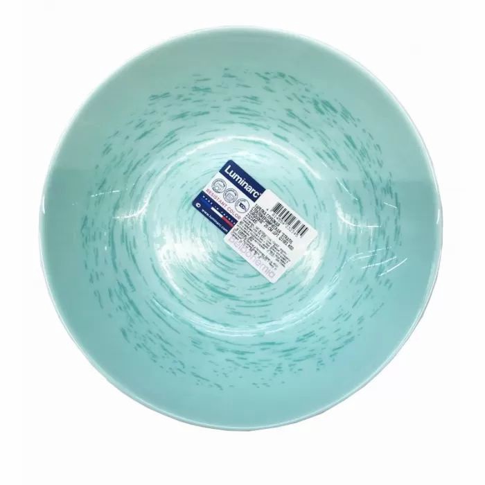 Тарелка стеклокерам. Stratis turquoise 20 см арт. Q3183 