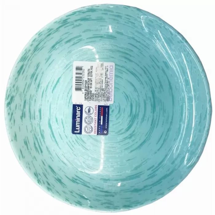 Тарелка стеклокерам. Stratis turquoise 19 см арт. Q3184 