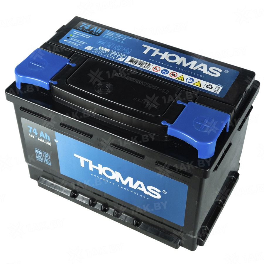 Аккумулятор THOMAS 74A/h 740A R+ арт. УК-00032992 