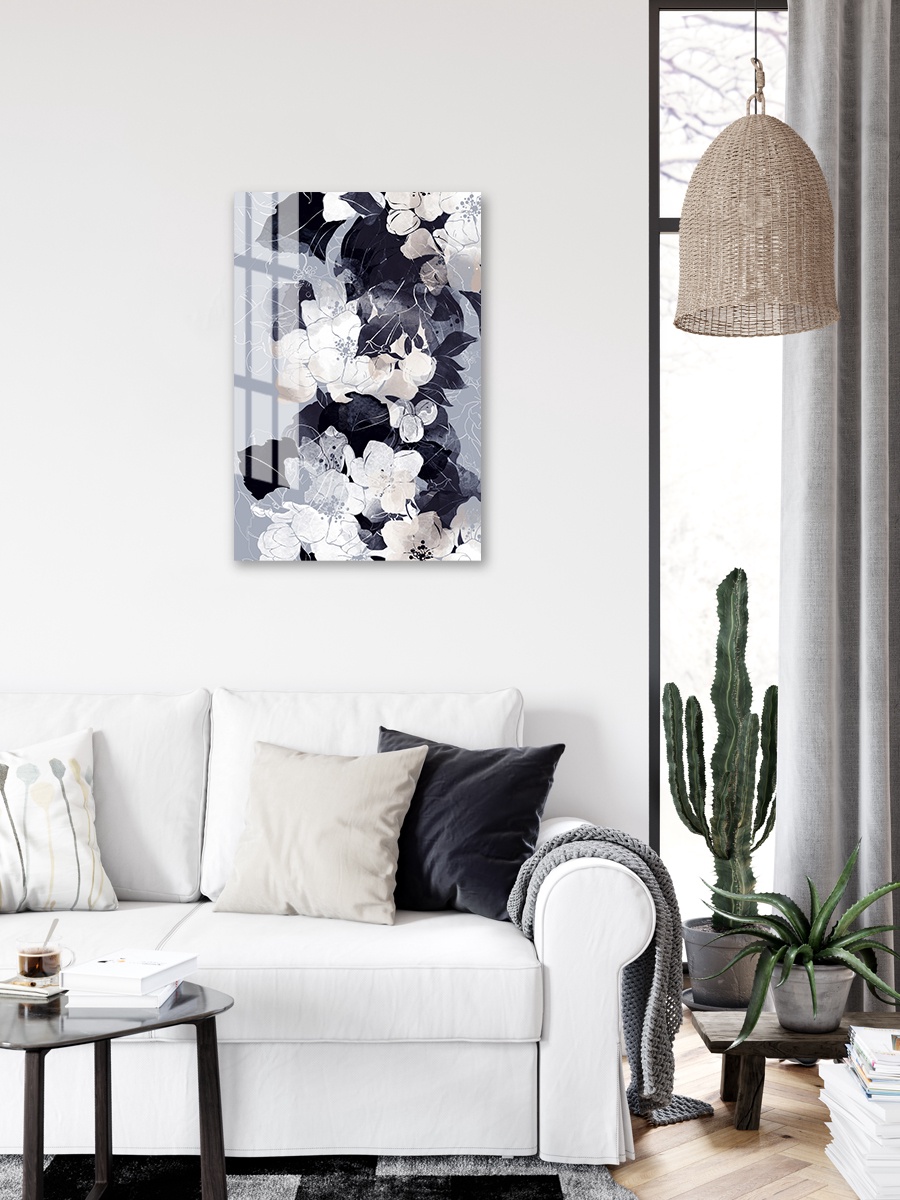 Картина на стекле 40х60 "Цветочная фантазия 28". Артикул WBR-01-586-04