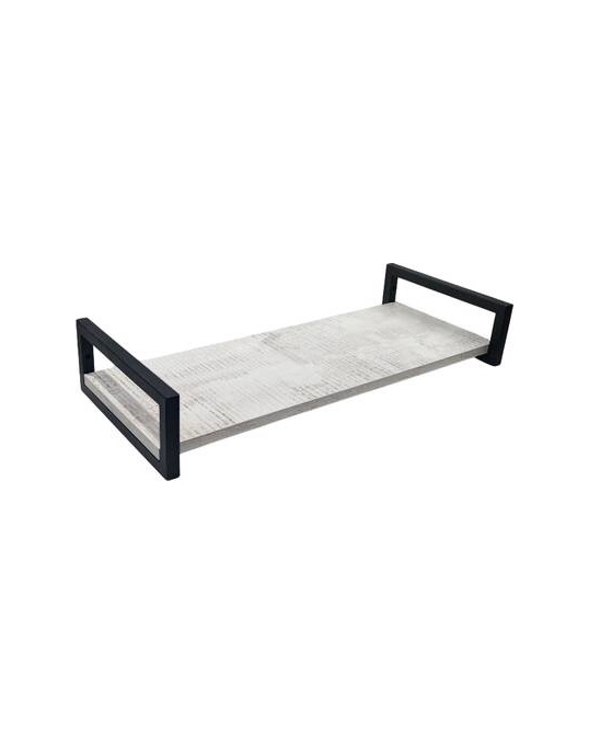 Полка настенная ALLERD 1 RION черный муар/энигма 70x30x12 см. арт. 4050210200 