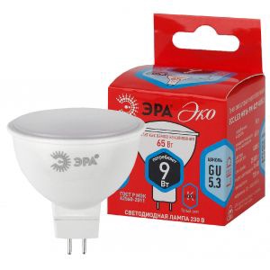 Лампочка светодиодная ЭРА RED LINE LED MR16-9W-840-GU5,3 R н, белый свет 