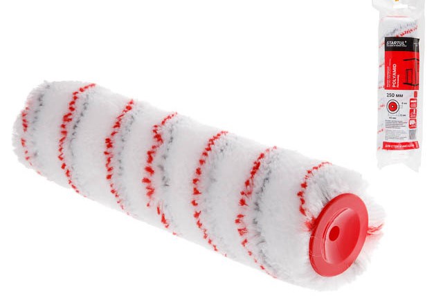 Ролик "POLYAMID" 48-250мм под ручку 8мм STARTUL PROFI (покраска стен и фасадов, полиамид)
